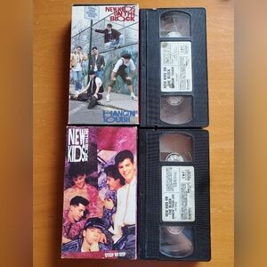 New Kids on the Block VHS Tapes x4